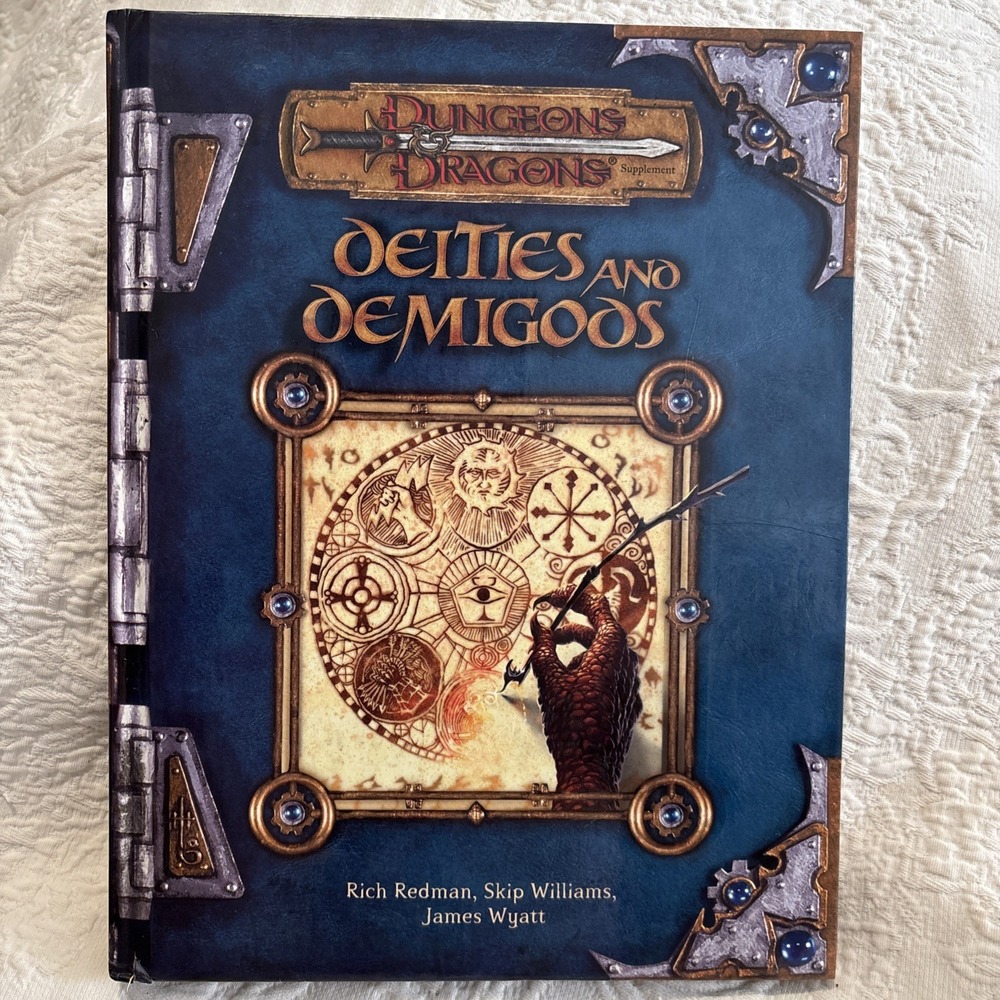 DEITIES AND DEMIGODS 1st printing HC Dungeons & Dragons 3.5/D20 WOTC